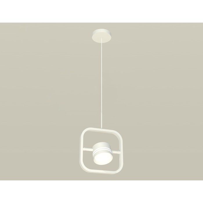 Комплект подвесного поворотного светильника с акрилом Ambrella light, Traditional DIY, XB9118154, GX53, цвет белый песок, белый матовый комплект подвесного поворотного светильника с акрилом ambrella light traditional diy xb9118157 gx53 цвет белый песок белый матовый прозрачный