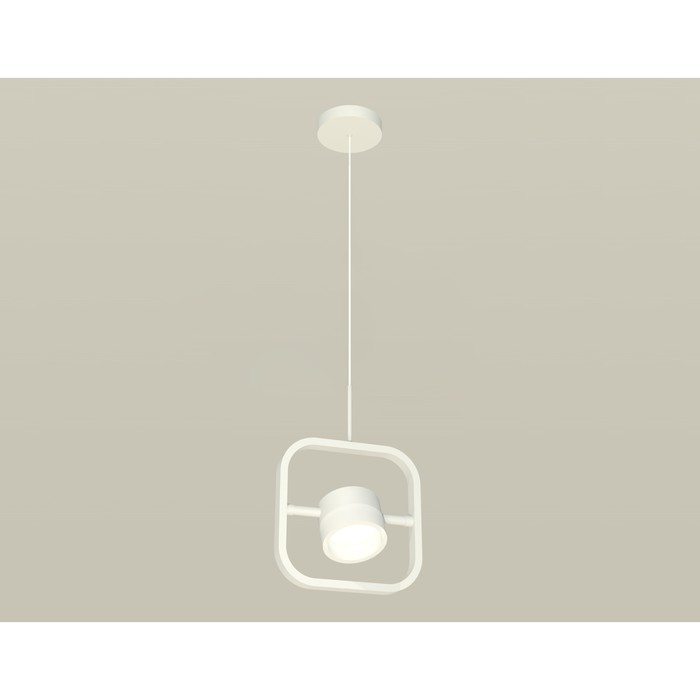 Комплект подвесного поворотного светильника с акрилом Ambrella light, Traditional DIY, XB9118155, GX53, цвет белый песок, белый матовый комплект подвесного поворотного светильника с акрилом ambrella light traditional diy xb9118150 gx53 цвет белый песок белый матовый