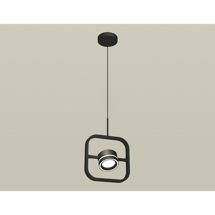 

Комплект подвесного поворотного светильника с акрилом Ambrella light, Traditional DIY, XB9119151, GX53, цвет чёрный песок, белый матовый