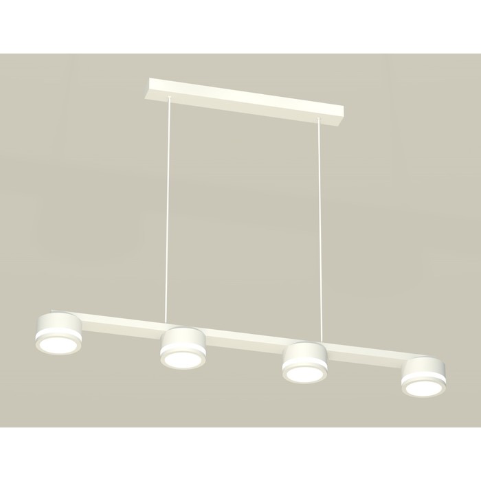 

Комплект подвесного светильника с акрилом Ambrella light, Traditional DIY, XB9151200, 4хGX53, цвет белый песок, белый матовый