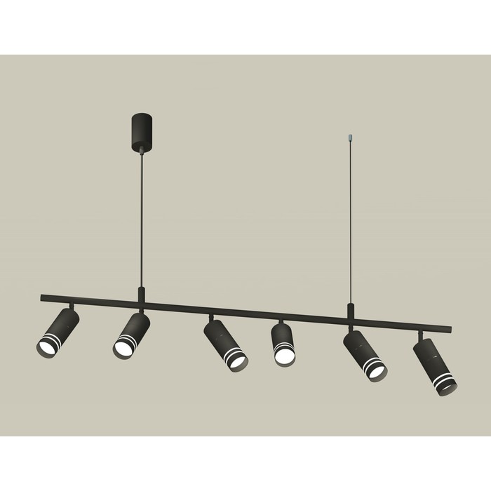 

Комплект подвесного поворотного светильника с акрилом Ambrella light, Traditional DIY, XB9006150, GU5.3, цвет чёрный песок, белый матовый