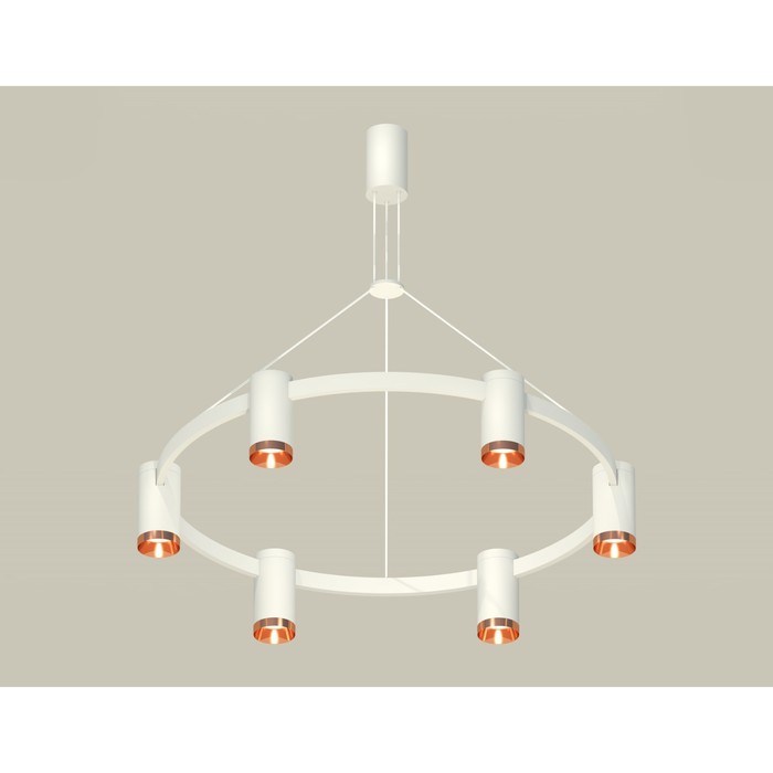 

Комплект подвесного светильника Ambrella light, Traditional DIY, XB9021153, GU5.3, цвет белый песок, золото желтое полированное