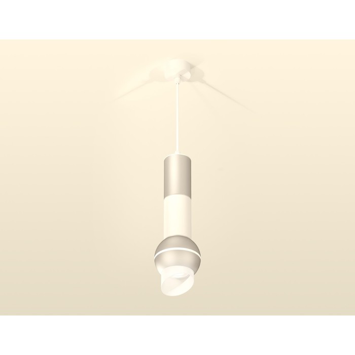 

Комплект подвесного светильника с дополнительной подсветкой Ambrella light, Techno, XP1103010, GU5.3, цвет серебро песок, белый песок