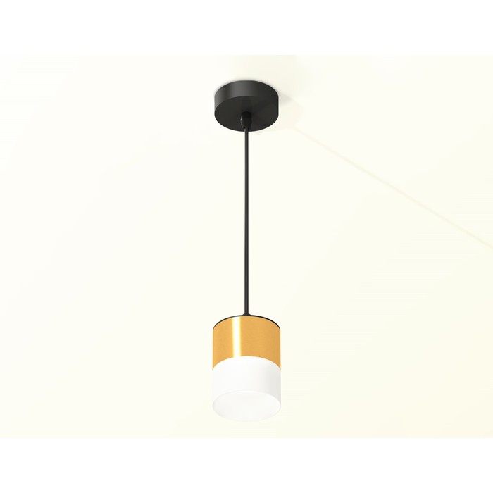 

Светильник подвесной с акрилом Ambrella light, XP8121026, GX53 LED 12 Вт, цвет золото жёлтое, белый матовый, чёрный песок
