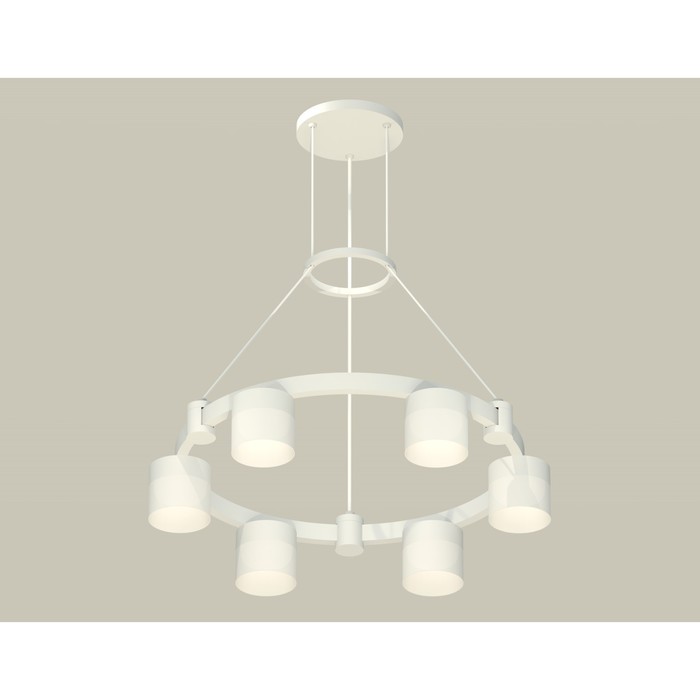 Светильник подвесной с акрилом Ambrella light, XR92031204, GX53 LED 12 Вт, цвет белый песок, белый матовый 28315