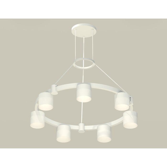 Светильник подвесной с акрилом Ambrella light, XR92031604, GX53 LED 12 Вт, цвет белый песок, белый матовый 32804