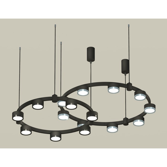 

Светильник подвесной Ambrella light, XR92091210, GX53 LED 12 Вт, цвет чёрный песок, графит, чёрный