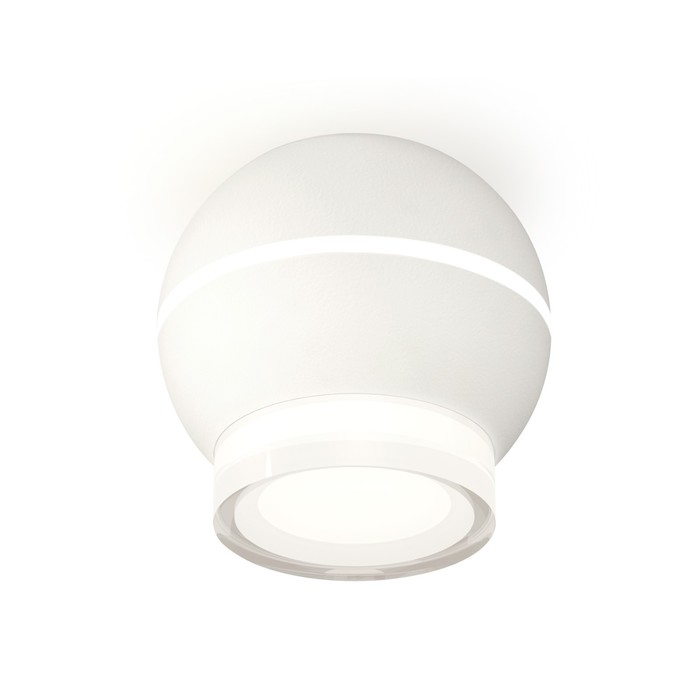 

Светильник накладной Ambrella light, XS1101042, MR16 GU5.3 LED 3W, 4200K, цвет белый песок, белый матовый, прозрачный