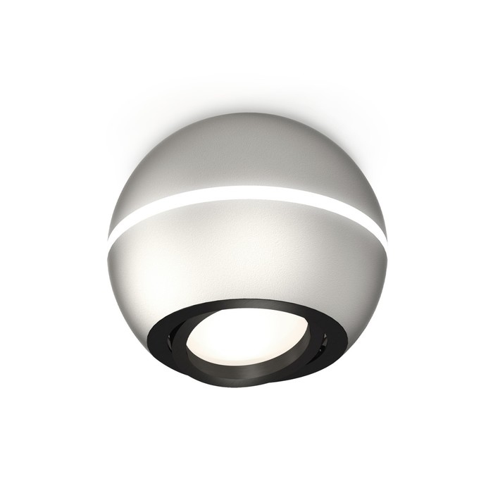 

Светильник поворотный Ambrella light, XS1103010, MR16 GU5.3 LED 3W, 4200K, цвет серебро песок, чёрный