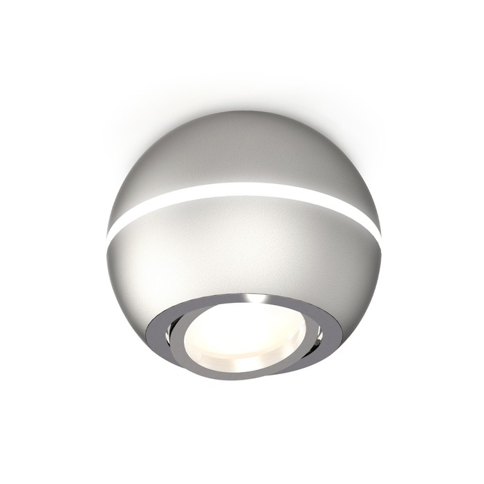 

Светильник поворотный Ambrella light, XS1103011, MR16 GU5.3 LED 3W, 4200K, цвет серебро песок, серебро