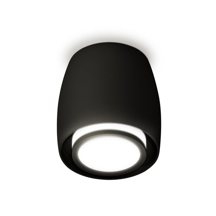 

Светильник накладной с акрилом Ambrella light, XS1142040, MR16 GU5.3 LED 10 Вт, цвет чёрный песок, белый матовый