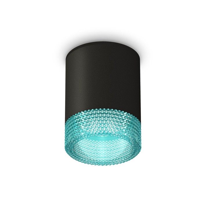 

Светильник накладной Ambrella light, XS6302043, MR16 GU5.3 LED 10 Вт, цвет чёрный песок, голубой