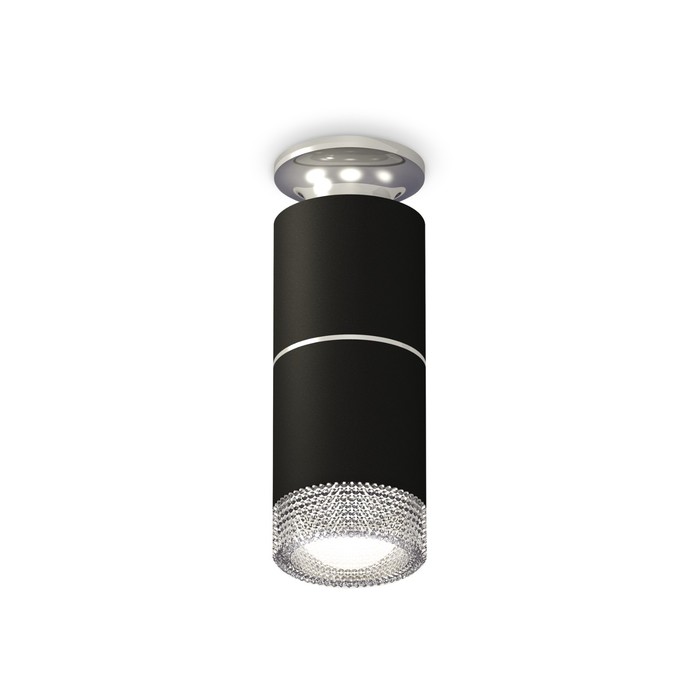 

Светильник накладной Ambrella light, XS6302222, MR16 GU5.3 LED 10 Вт, цвет чёрный песок, серебро, прозрачный