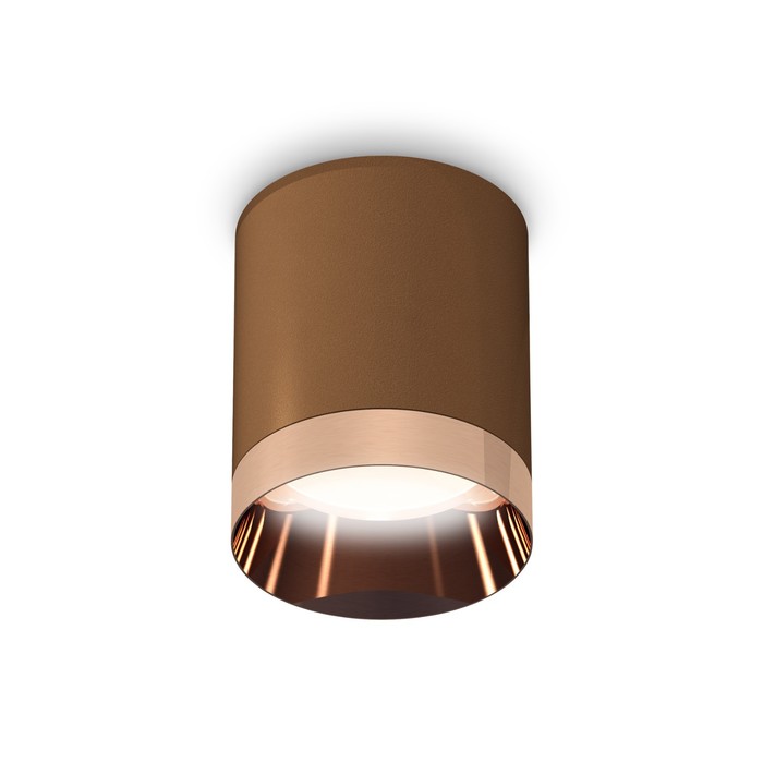 

Светильник накладной Ambrella light, XS6304012, MR16 GU5.3 LED 10 Вт, цвет кофе песок, золото розовое