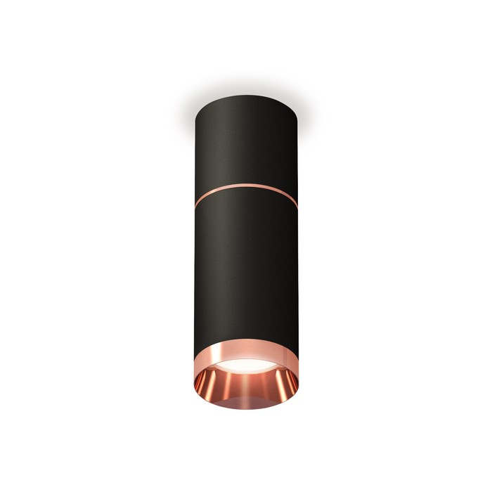 

Светильник накладной Ambrella light, XS6323063, MR16 GU5.3 LED 10 Вт, цвет чёрный песок, золото розовое
