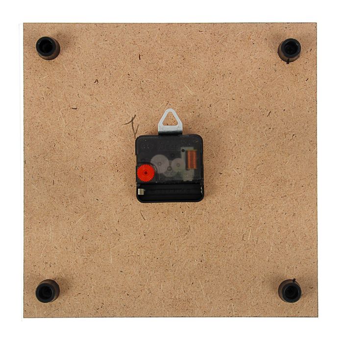 Часы настенные квадратные "Клубника", стекло, 25х25 см микс