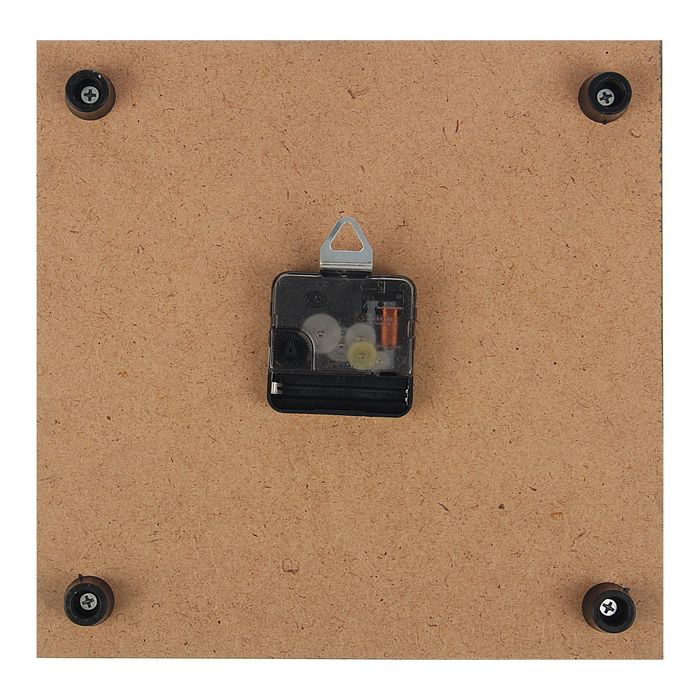 Часы настенные квадратные "Клубника", стекло, 25х25 см микс