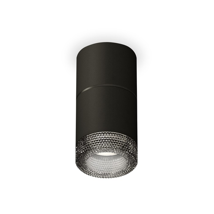 

Светильник накладной с композитным хрусталём Ambrella light, XS7402162, MR16 GU5.3 LED 10 Вт, цвет чёрный песок, тонированный