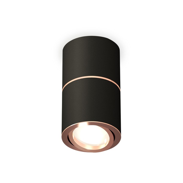 

Светильник поворотный Ambrella light, XS7402200, MR16 GU5.3 LED 10 Вт, цвет чёрный песок, золото розовое