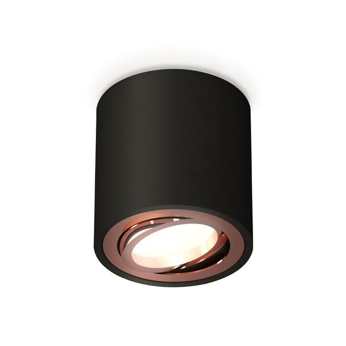 

Светильник поворотный Ambrella light, XS7532005, MR16 GU5.3 LED 10 Вт, цвет чёрный песок, золото розовое
