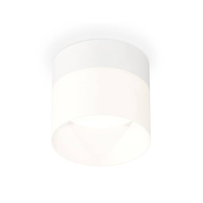 

Светильник накладной с акрилом Ambrella light, XS8101016, GX53 LED 12 Вт, цвет белый песок, белый матовый