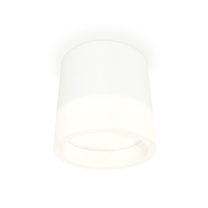 

Светильник накладной с акрилом Ambrella light, XS8110001, GX53 LED 12 Вт, цвет белый песок, белый матовый
