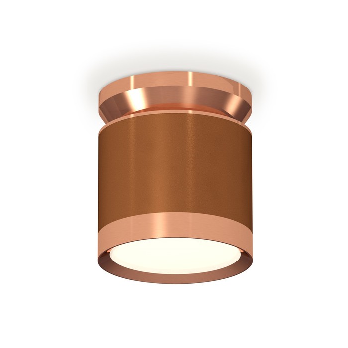 Светильник накладной Ambrella light, XS8117010, GX53 LED 12 Вт, цвет кофе песок, золото розовое накладной светильник xs8117010 scf ppg кофе песок золото розовое полированное gx53 n8912 c8117 n8126
