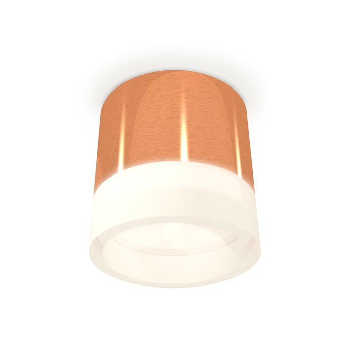 

Светильник накладной с акрилом Ambrella light, XS8122010, GX53 LED 12 Вт, цвет золото розовое, белый матовый
