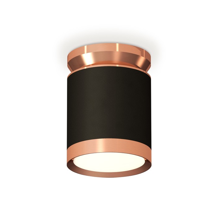 Светильник накладной Ambrella light, XS8142035, GX53 LED 12 Вт, цвет чёрный песок, золото розовое накладной светильник xs8117010 scf ppg кофе песок золото розовое полированное gx53 n8912 c8117 n8126