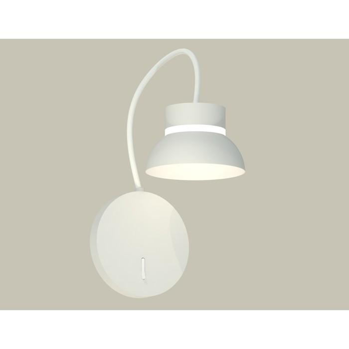 

Светильник настенный с выключателем Ambrella light, XB9595100, GX53 LED 12 Вт, цвет белый песок, белый матовый