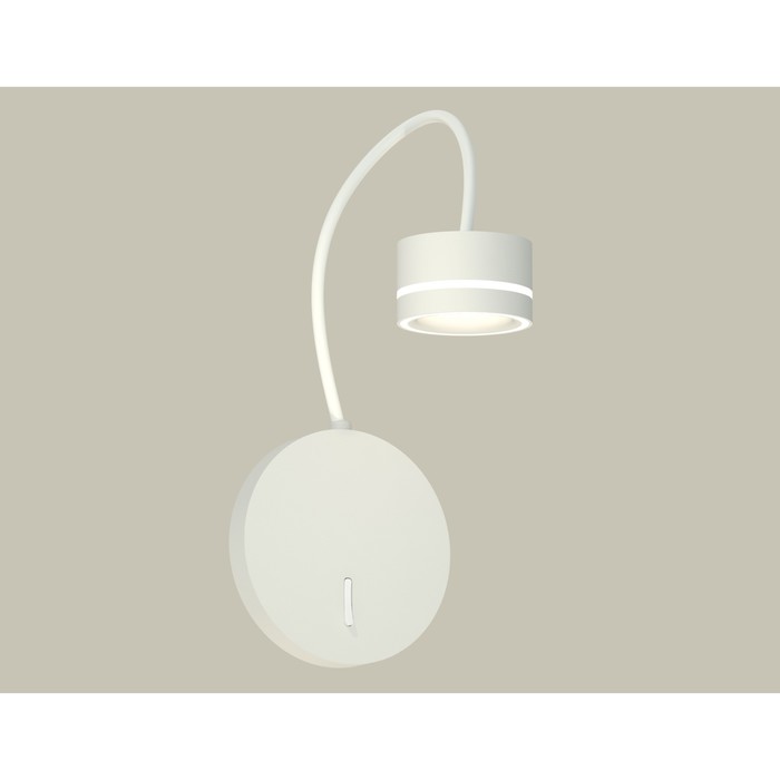 

Светильник напольный с выключателем и акрилом Ambrella light, XB9595201, GX53 LED 12 Вт, цвет белый песок, белый матовый