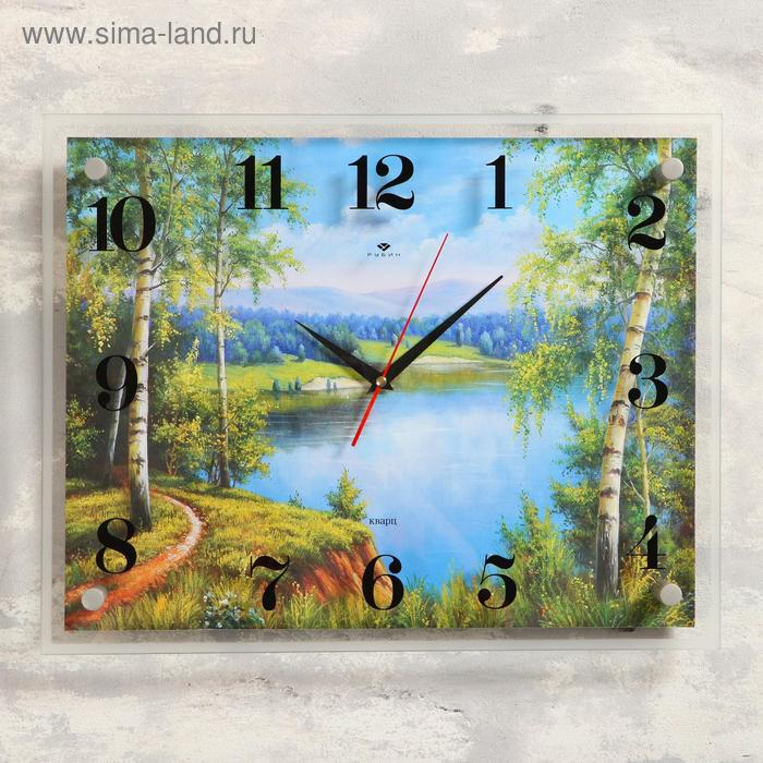 фото Часы настенные, серия: природа, "природа", 35х45 см, микс 21 век