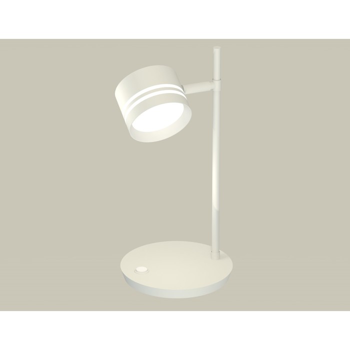Светильник поворотный настольный с акрилом Ambrella light, XB9801203, GX53 LED 12 Вт, цвет белый песок, белый матовый