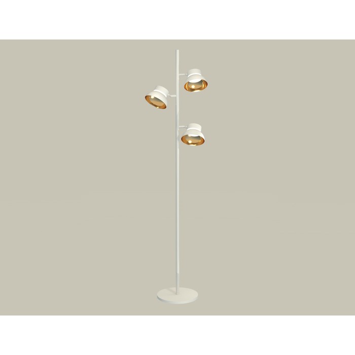 

Светильник напольный поворотный Ambrella light, XB9812101, GX53 LED 12 Вт, цвет белый песок, золото жёлтое, прозрачный