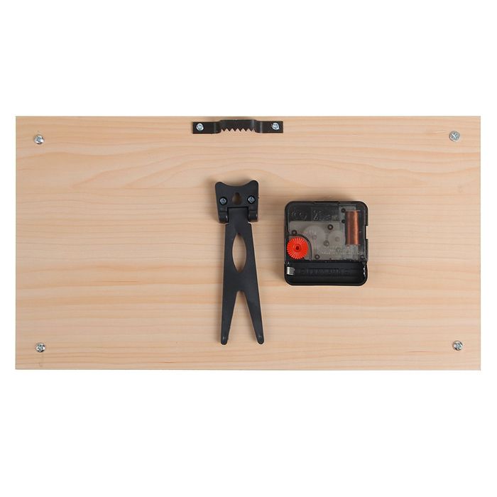 Часы настенно-настольные с фоторамкой "Герберы", стекло, 17х32 см микс