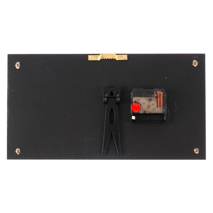 Часы настенно-настольные с фоторамкой "Герберы", стекло, 17х32 см микс