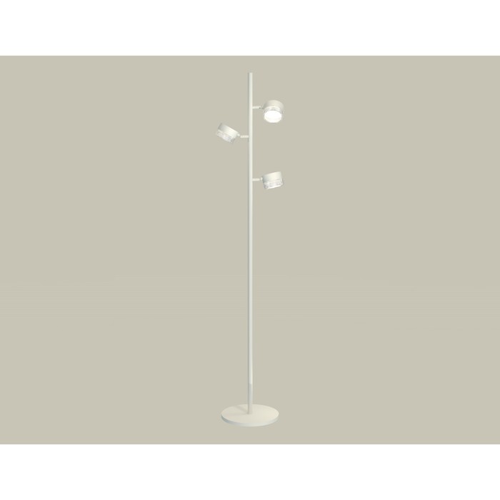 

Светильник напольный поворотный с композитным хрусталём Ambrella light, XB9812252, GX53 LED 12 Вт, цвет белый песок, прозрачный