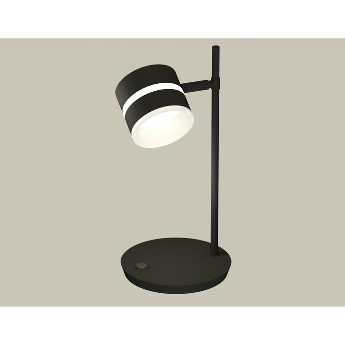 

Светильник поворотный настольный с акрилом Ambrella light, XB9802202, GX53 LED 12 Вт, цвет чёрный песок, белый матовый