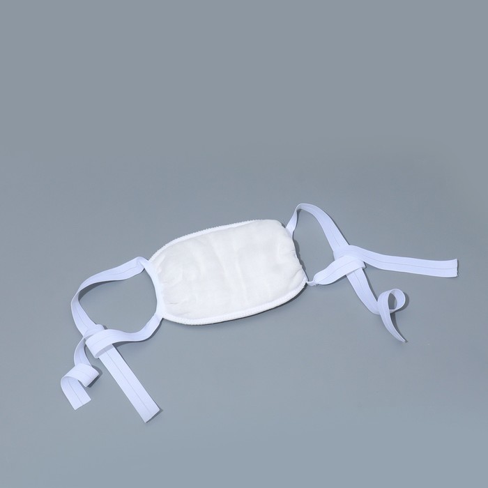 Ватно-марлевая повязка на резинке 20х15 см новинка 50 шт лот марлевая прокладка хлопковая водонепроницаемая повязка для ран стерильная медицинская марлевая прокладка принадлежно