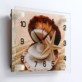 Часы настенные, серия: Море, "Ракушка", 20х26 см, микс от Сима-ленд