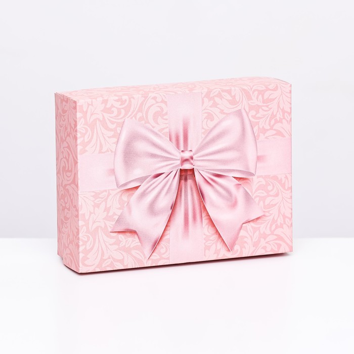 

Подарочная коробка сборная "Нежность" 16,5 х 12,5 х 5,2 см