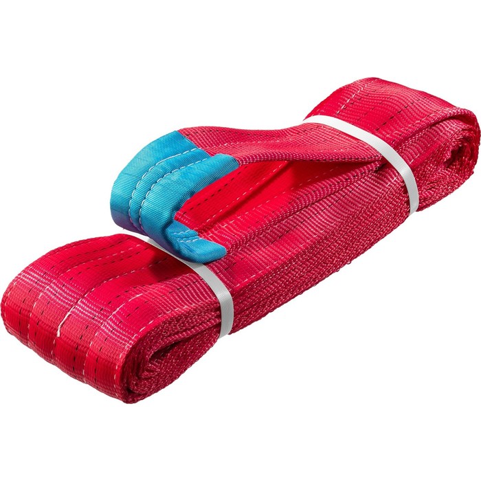 Строп текстильный петлевой «ЗУБР» СТП-5/5, длина 5 м, 5 тонн, красный