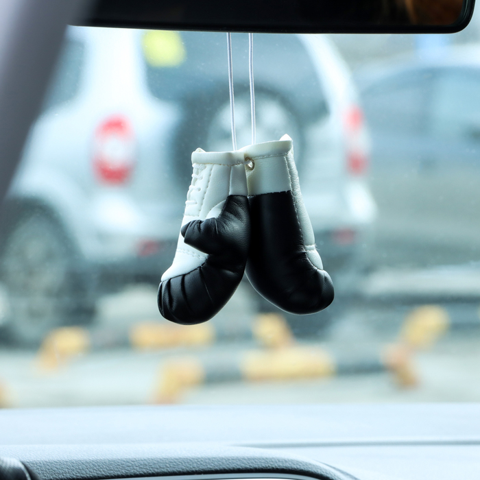 фото Ароматизатор подвесной, боксёрские перчатки, сочный персик