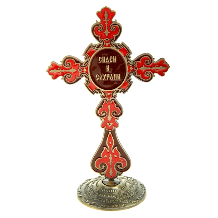 Крест на подставке с иконой "Блаженная Матрона Московская"