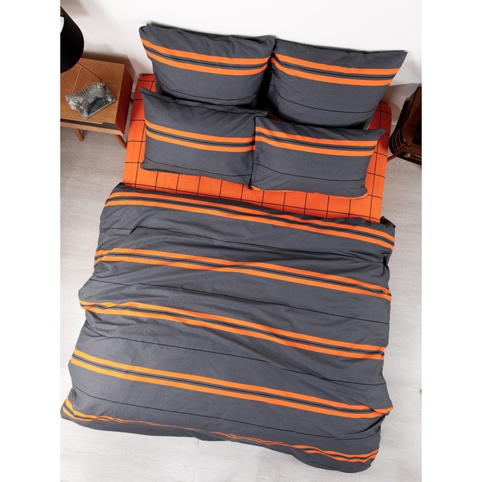 

Постельное бельё 1.5 сп с простынёй на резинке, размер 140x200x20 см, 146x215 см, 50x70 см - 2 шт