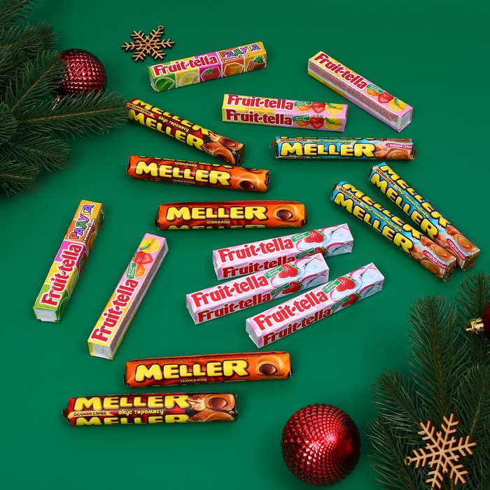 

Большой новогодний набор Fruittella и Meller, 632 г
