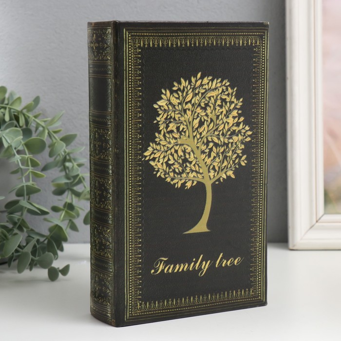 Сейф-книга дерево кожзам Семейное дерево 21х13х5 см сейф книга дерево кожзам париж ретро 21х13х5 см