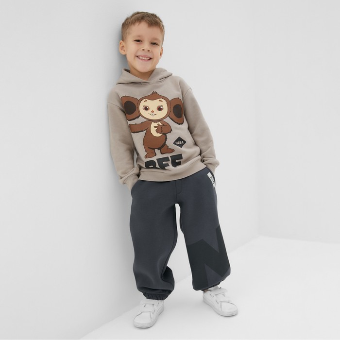 фото Толстовка детская kaftan чебурашка р. 32 (110-116 см)