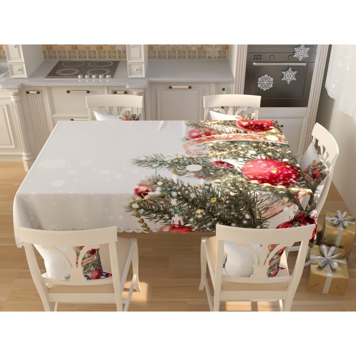 

Фотоскатерть «Новогодняя коллекция 239», размер 145x200 см, габардин