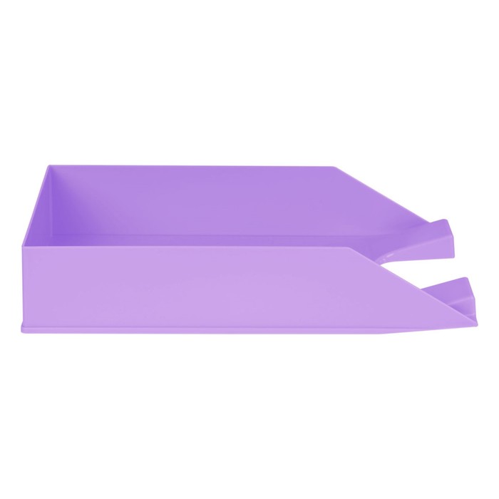 фото Лоток для бумаг горизонтальный стамм "фаворит", фиолетовый